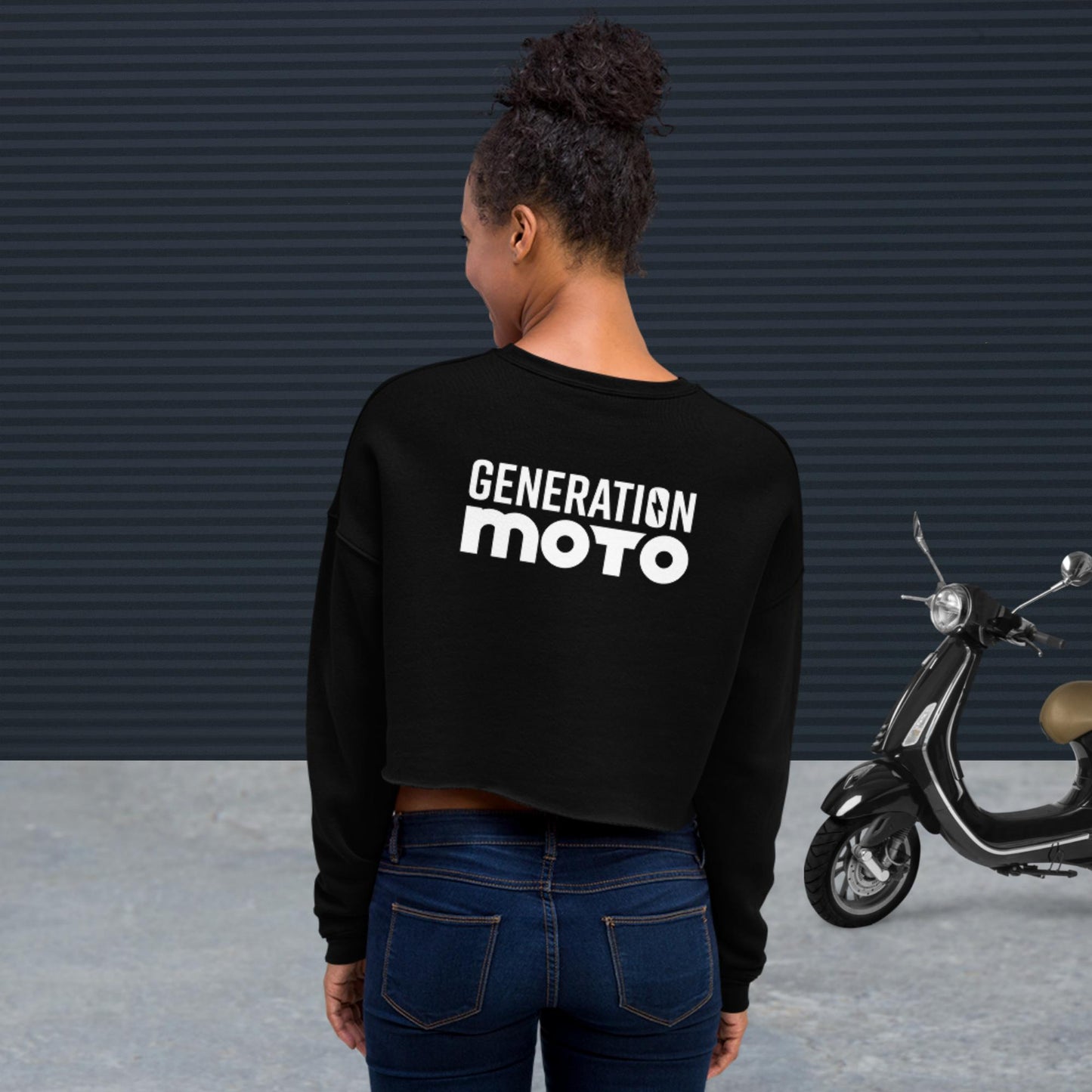 Women's Fleece Crop Sweatshirt