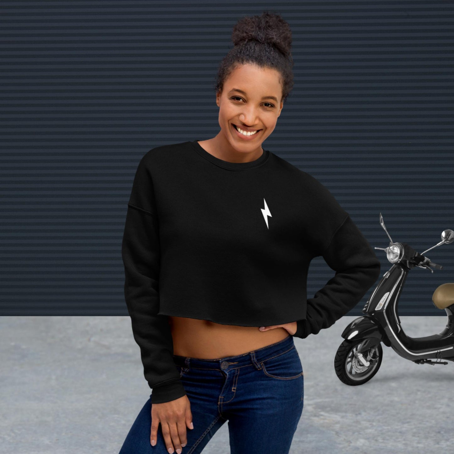 Women's Fleece Crop Sweatshirt