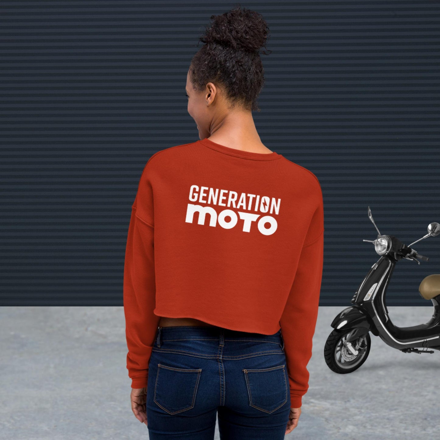 Women's Fleece Crop Sweatshirt