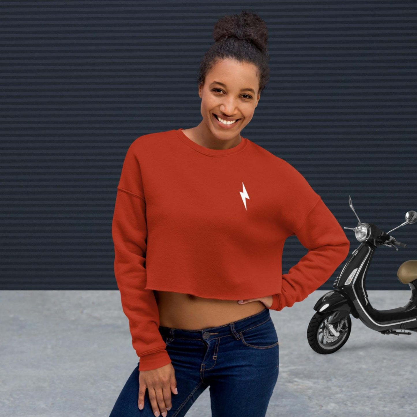 Women's Fleece Crop Sweatshirt