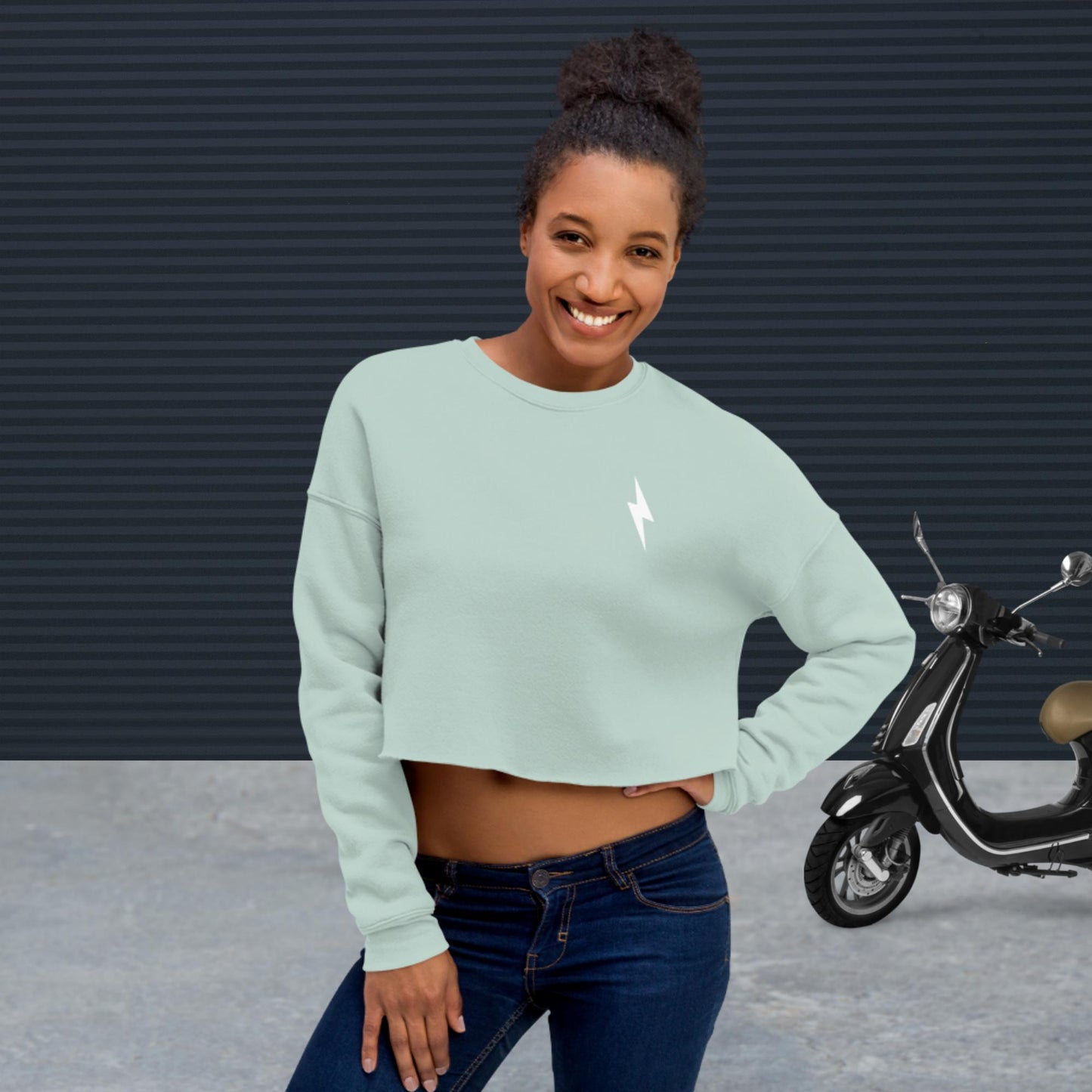 Women's Fleece Crop Sweatshirt