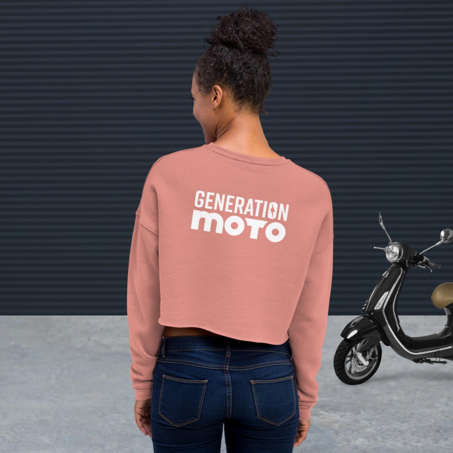 Women's Fleece Crop Sweatshirt