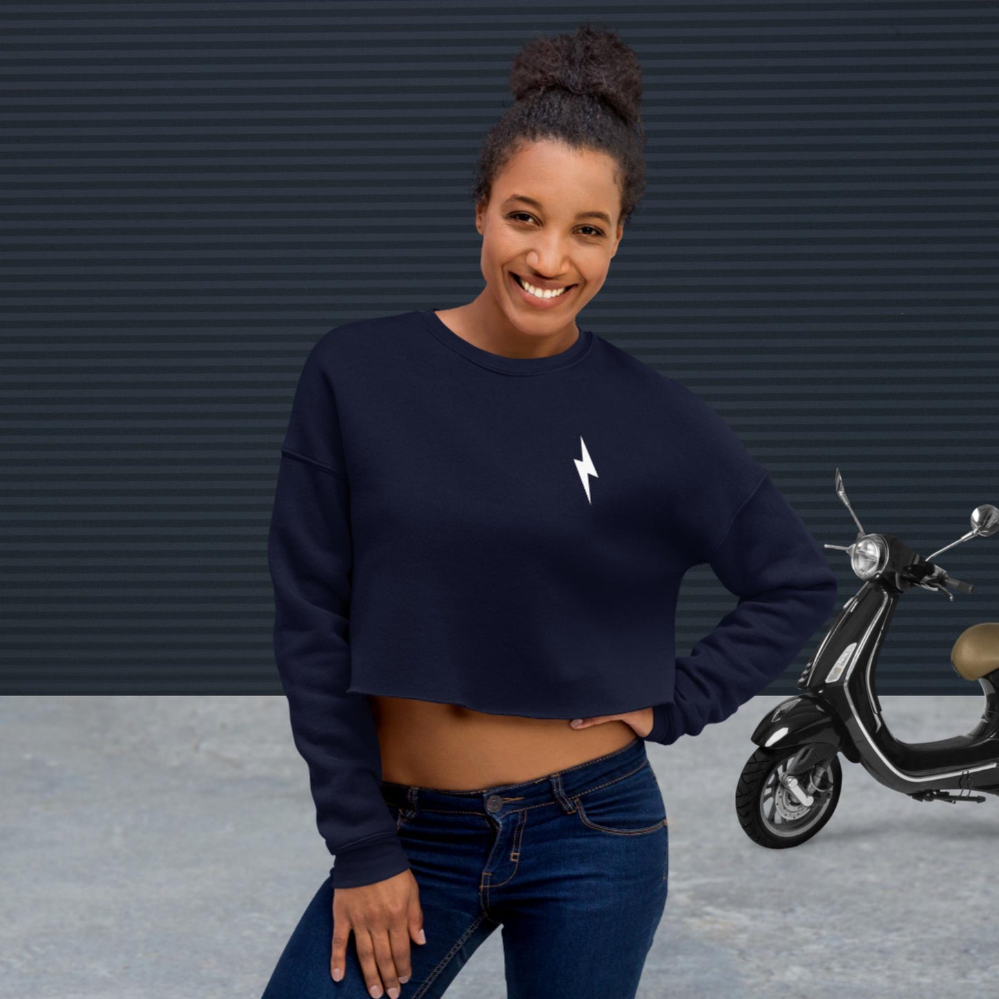 Women's Fleece Crop Sweatshirt