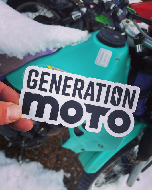 Generation Moto Sticker (5"x2.5")